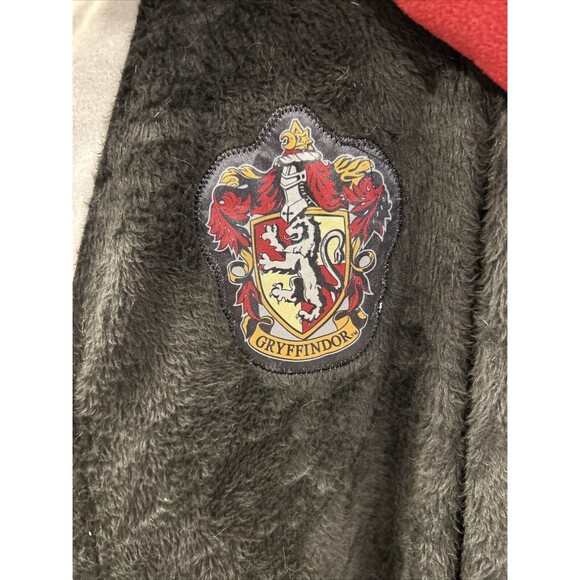 Harry Potter Gryffindor Fleece One Piece Pajamas Costume PJs S 4/6 Halloween - Picture 2 of 6